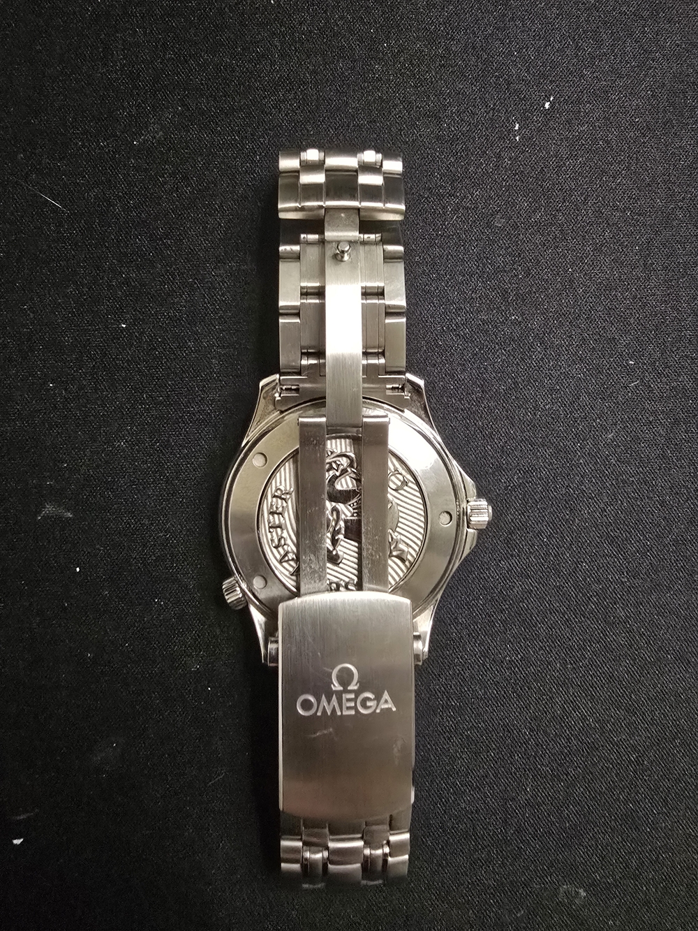 Omega Seamaster Stainless Steel Bracelet Watch - Blue Dial - Picture 4 of 11